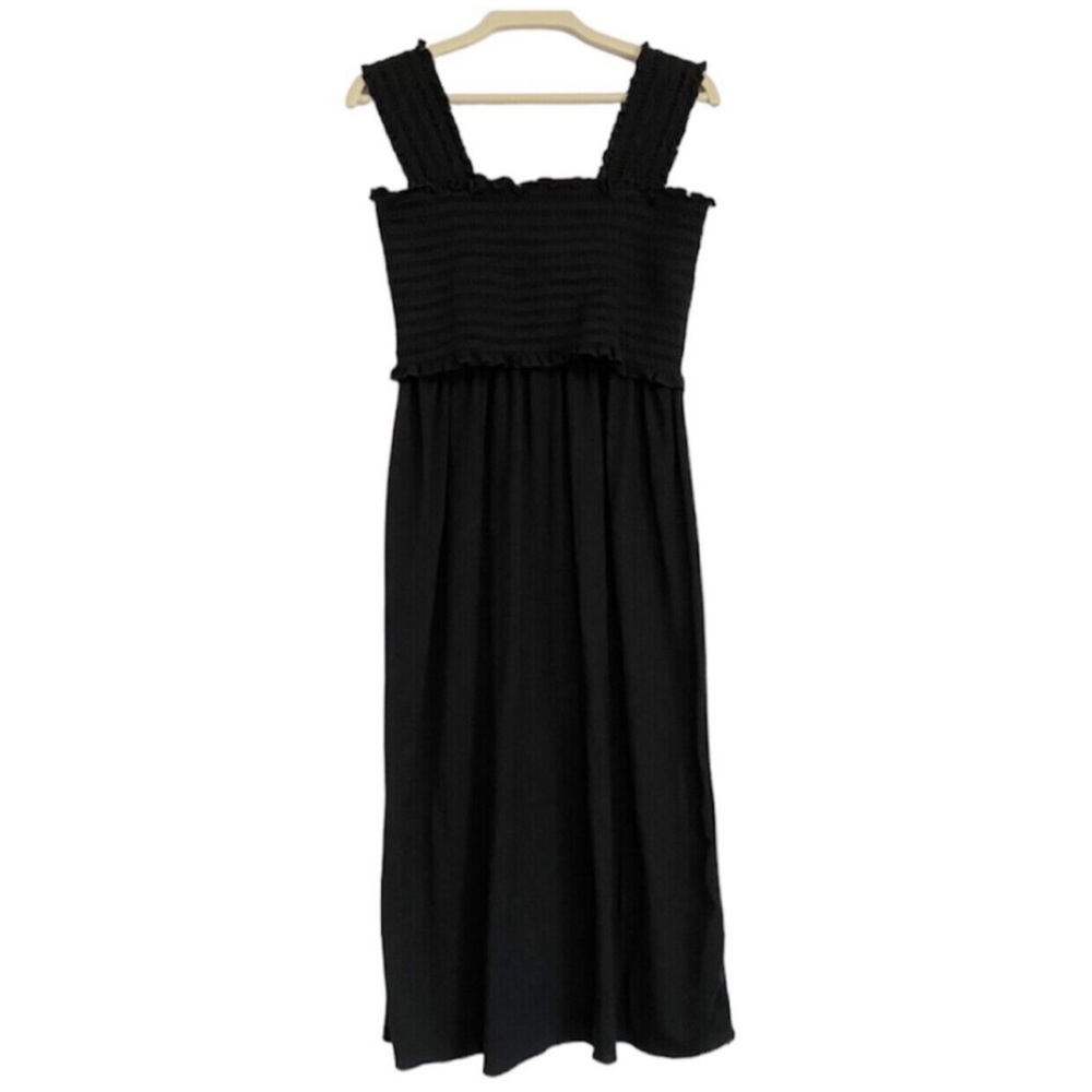 Milk Nursingwear maternity/postpartum black tank dress Medium